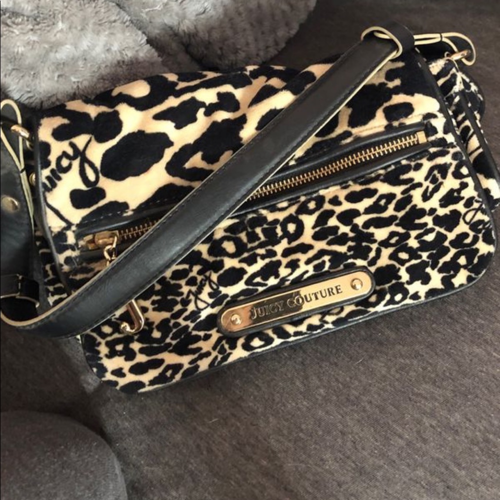 Juicy couture cheetah print handbag